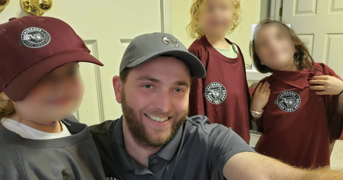 Arkansas Dryer Vent Pros team in branded uniforms